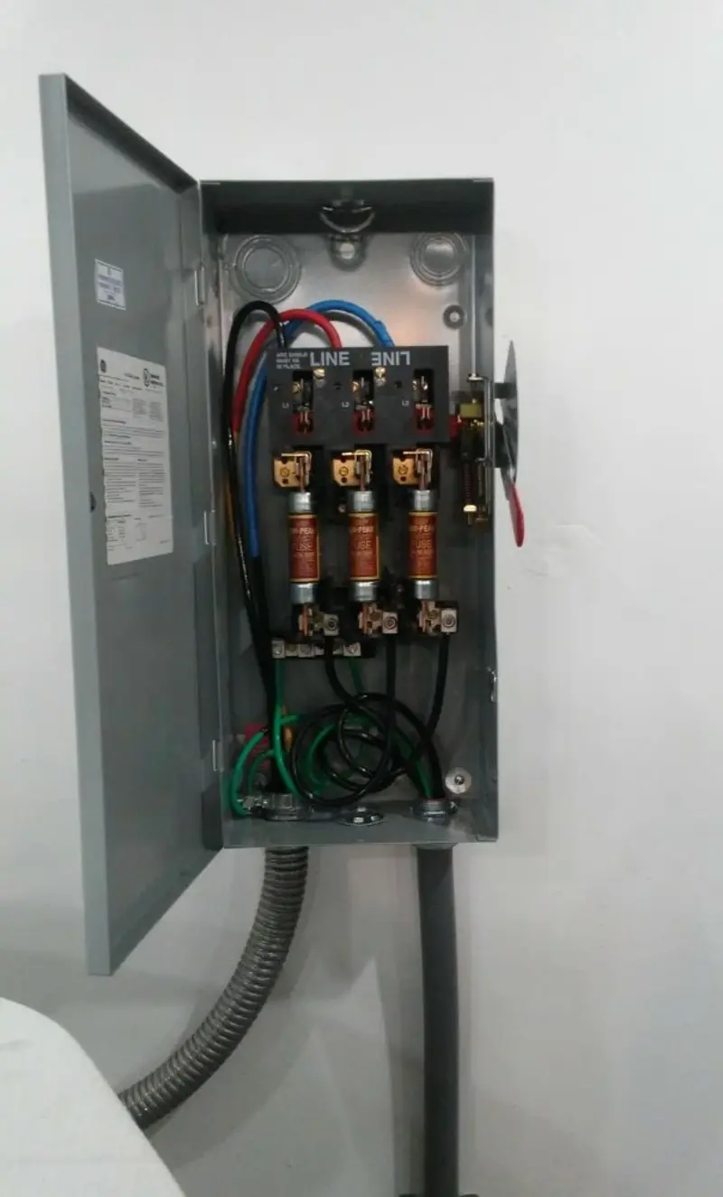 Three-phase disconnect switch installed for Electrical Wiring & Rewiring in Helena